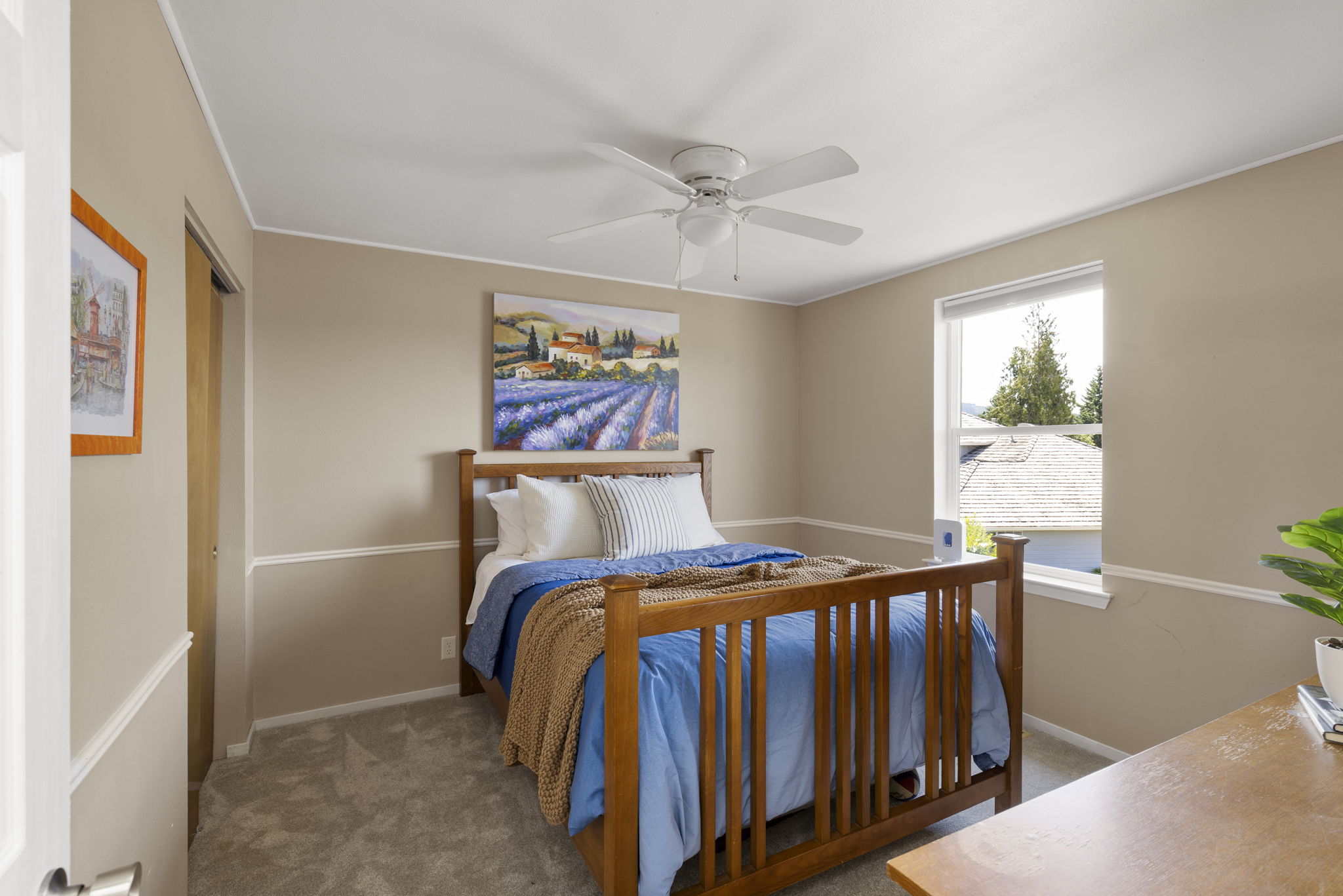 2nd bedroom...with Olympic and Lake VIEWS!!