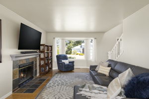Another view of the living space! So much natural light in this home!