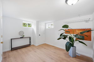Expansive family room on lower level