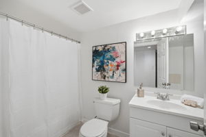 Full bath on lower level