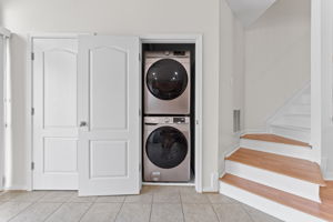 Washer Dryer Closet - 2nd Level