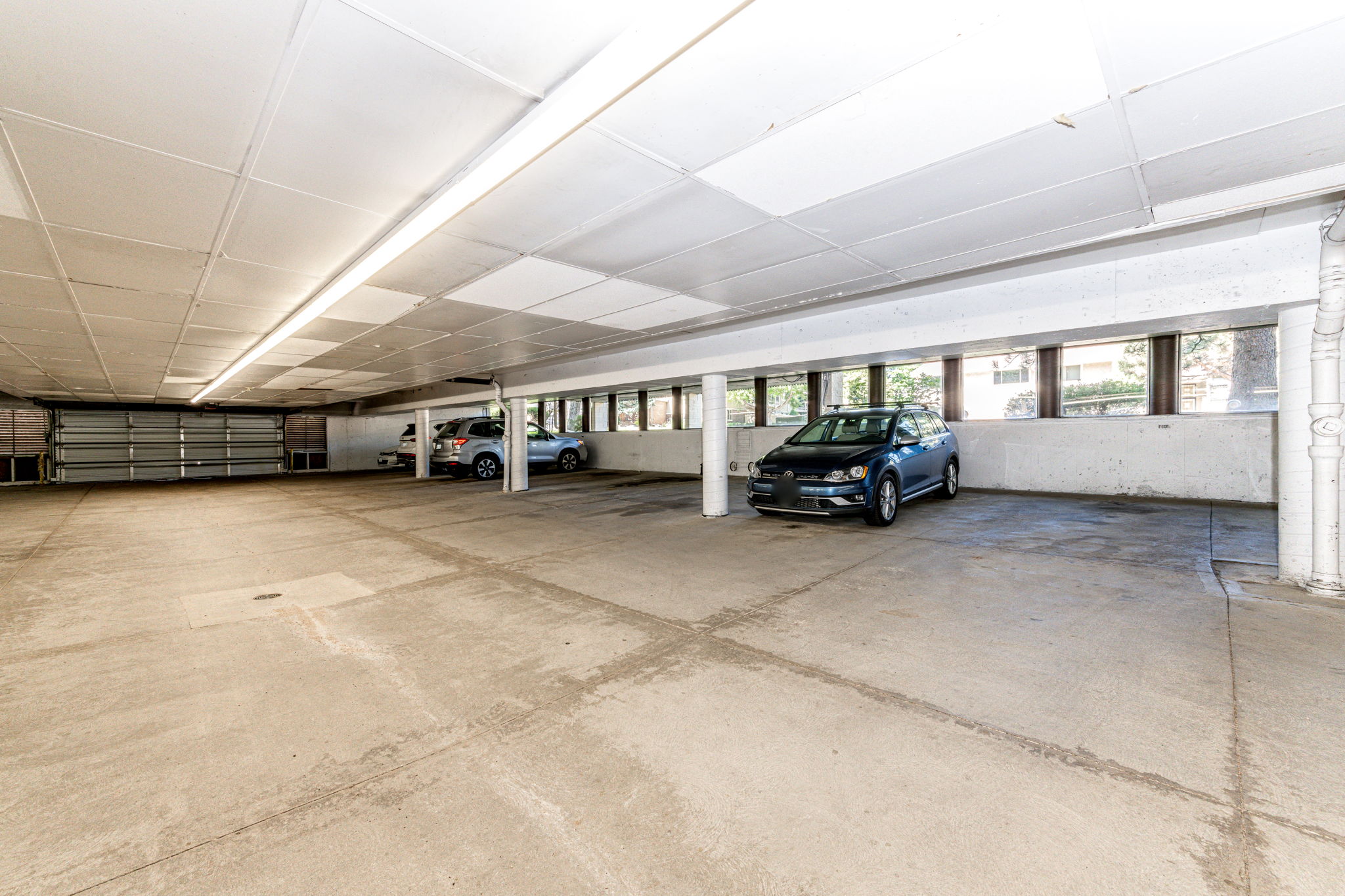 Deeded parking spot #107 in the covered parking garage