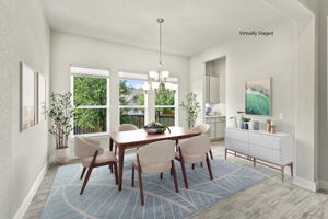 Dining Room Virtually Staged