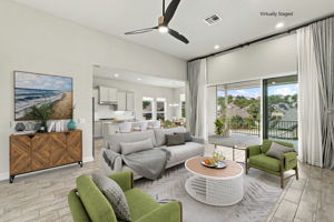 Living Room Virtually Staged
