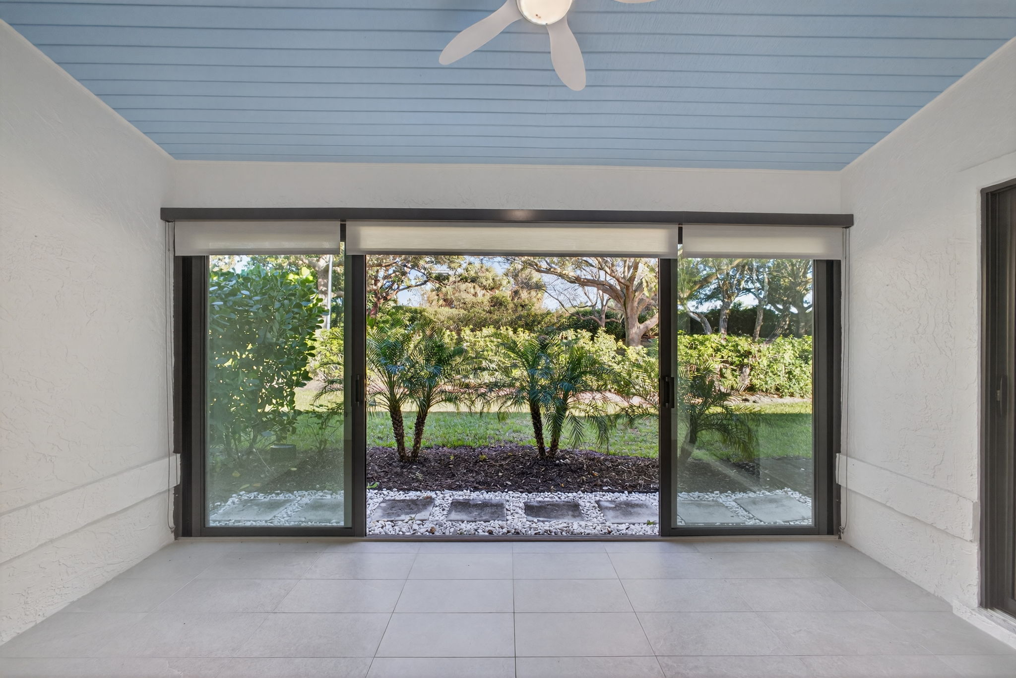 Patio with Hurricane Impact Glass