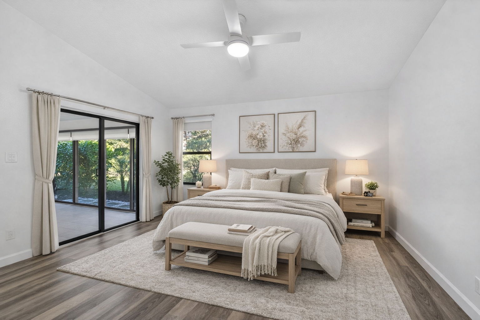 Primary Bedroom Virtually Staged