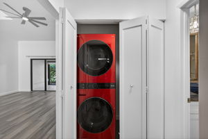 Laundry Room with New Washer/Dryer