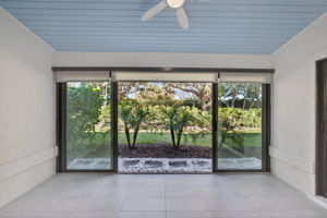 Patio with Hurricane Impact Glass