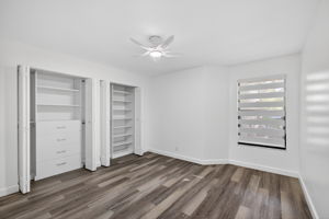 Guest Bedroom with Closet Built-ins