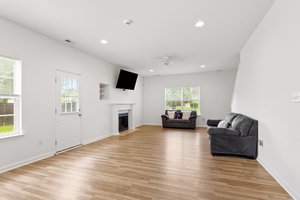 spacious living room