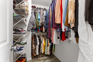one walk-in closet