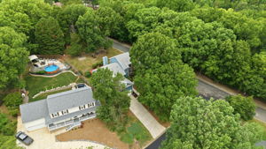 Aerial front view