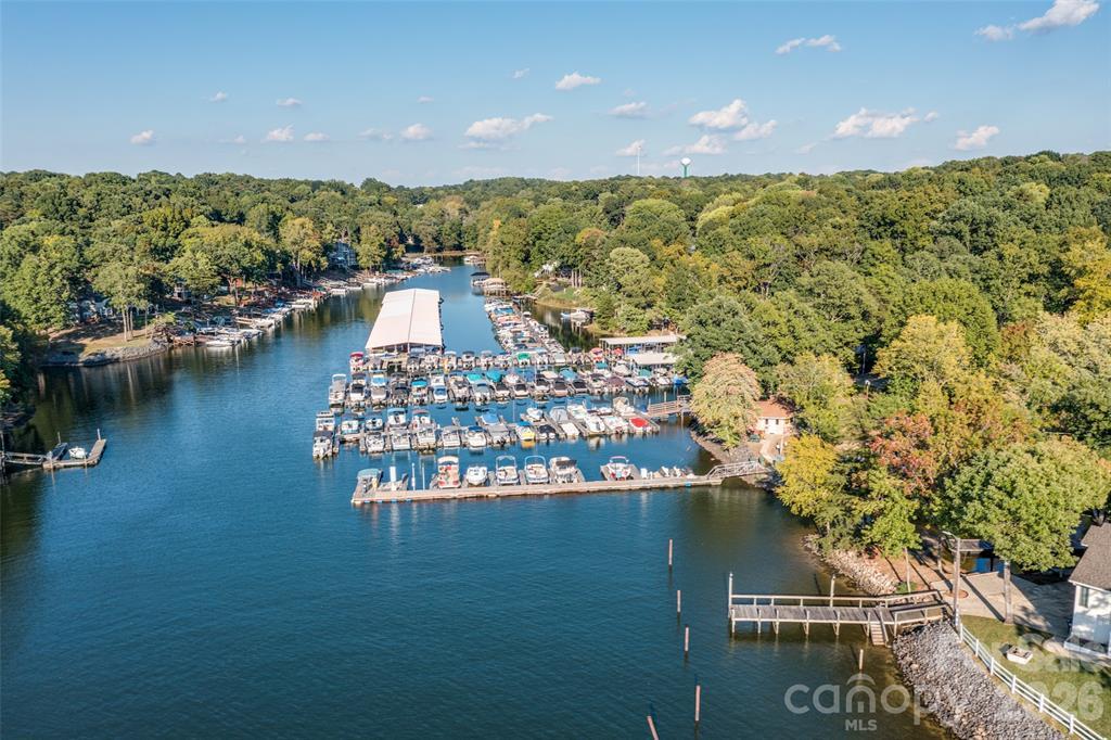 Tega Cay Marina a block away!