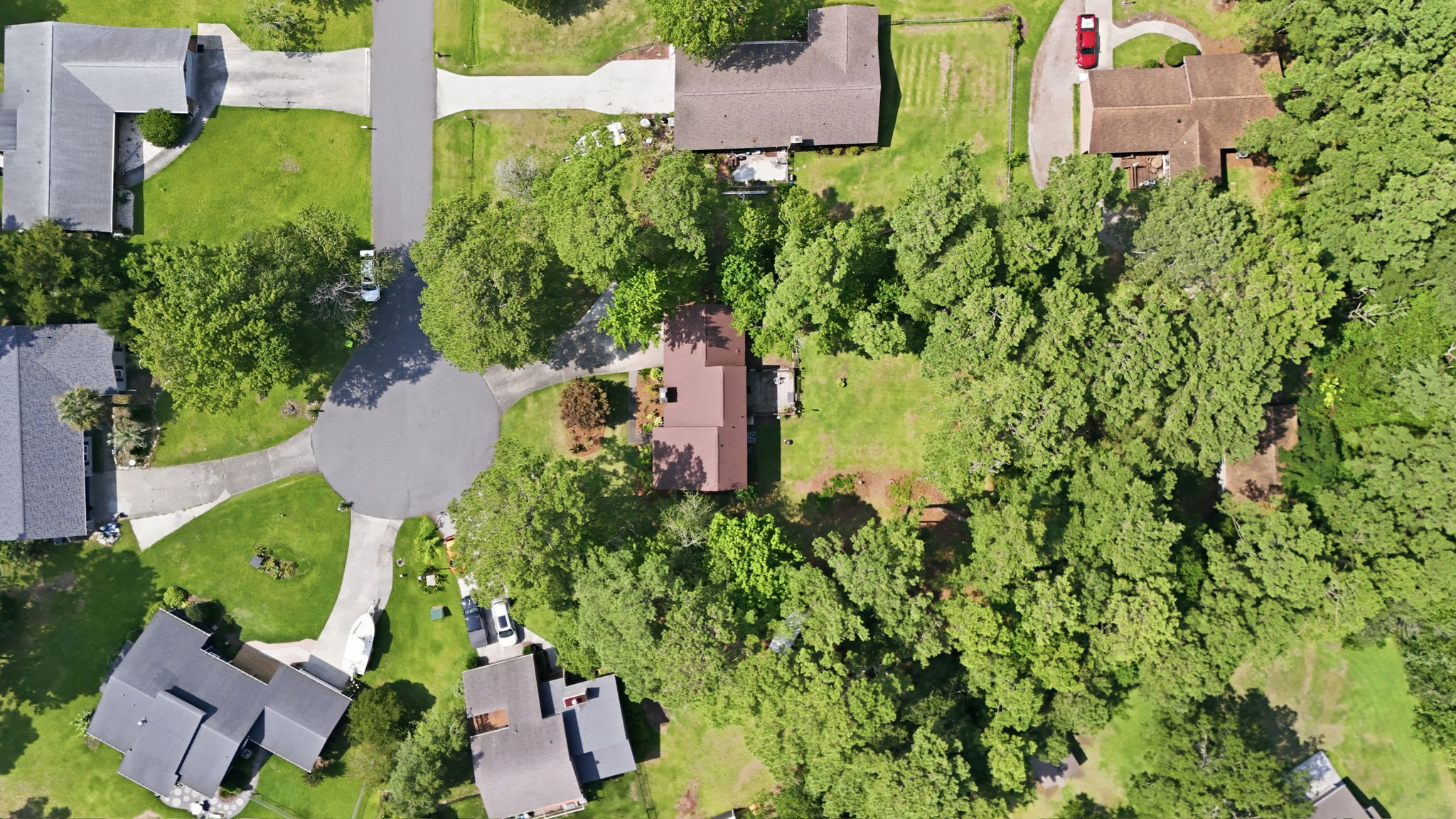 Located at end of cul-de-sac
