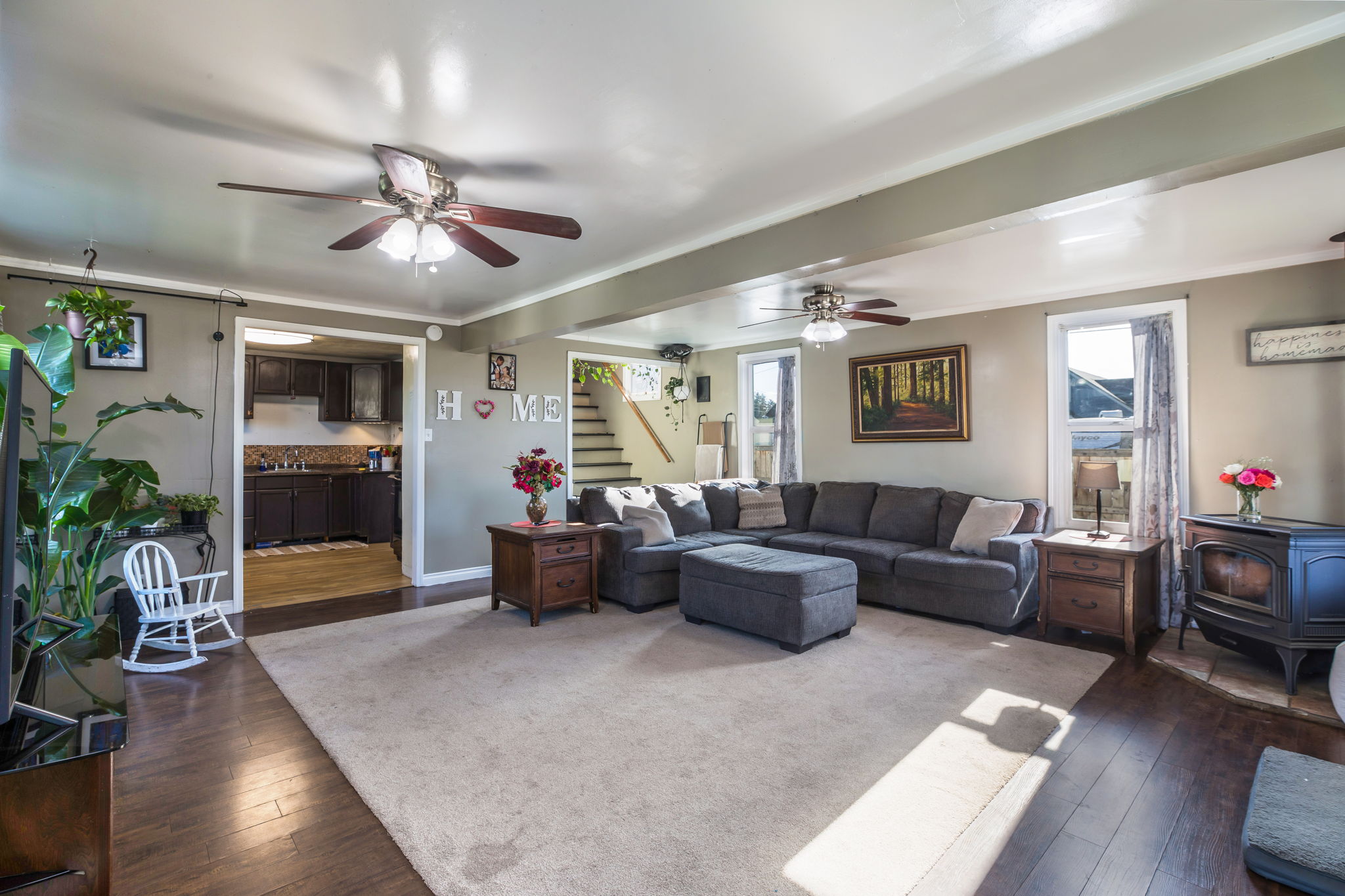 Entertainment size living room!