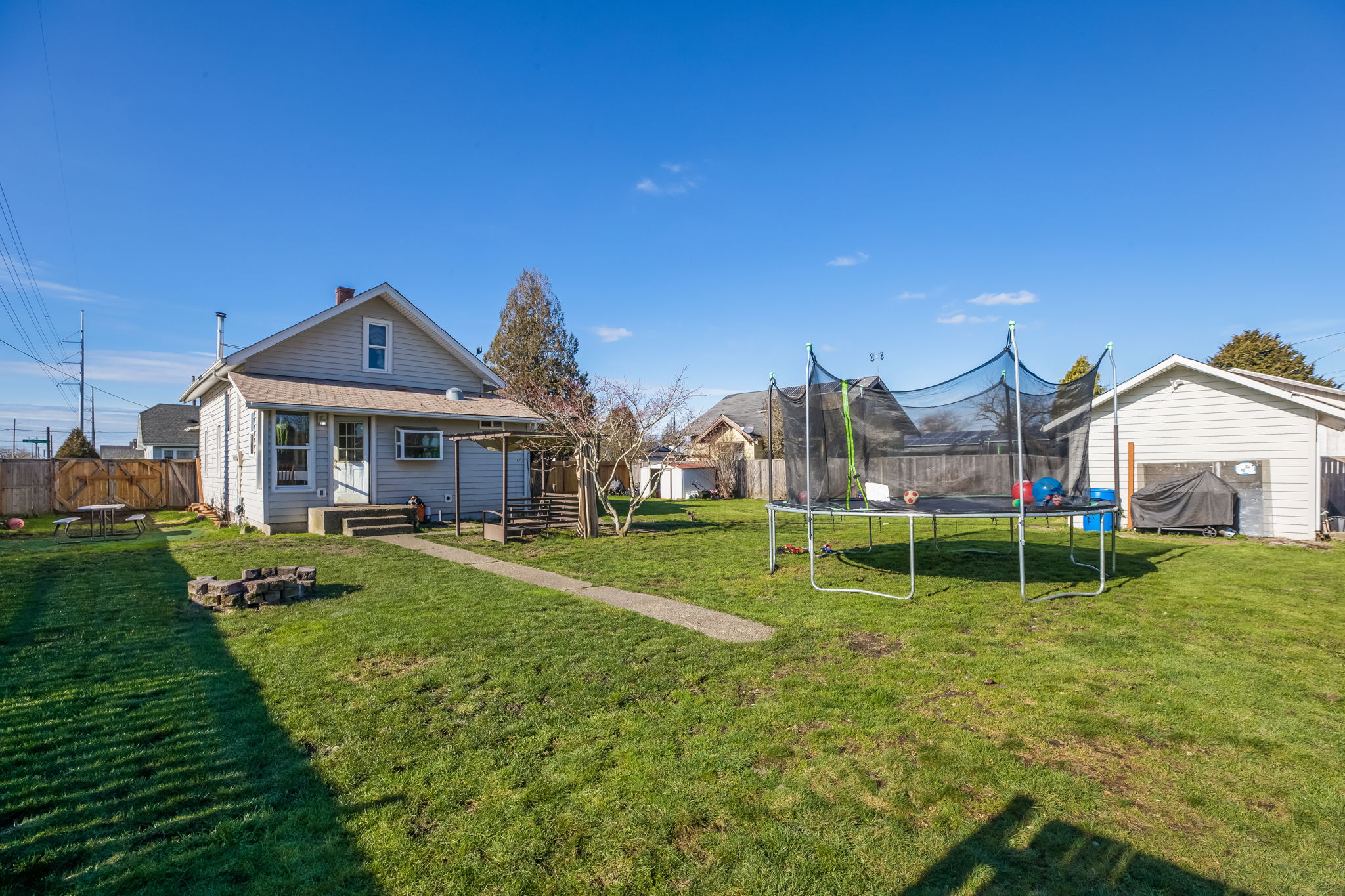 Alley behind the yard makes for potential of adding garage & RV parking!