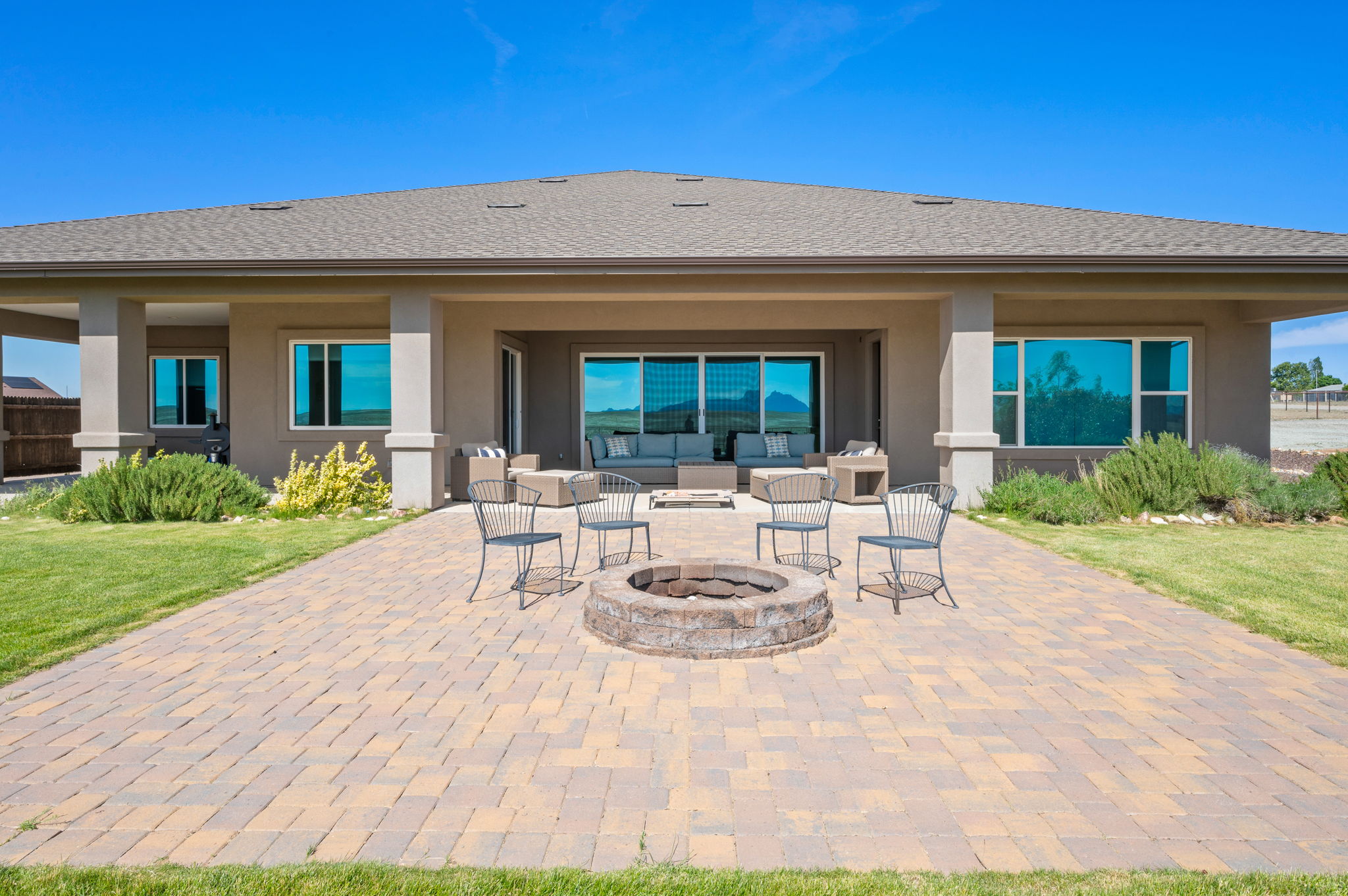 Back Patio and Fire Pit