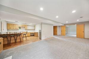 basement family room