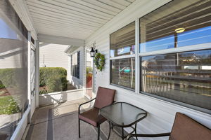 Front Screened Sitting Area