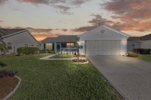 Twilight Front Elevation