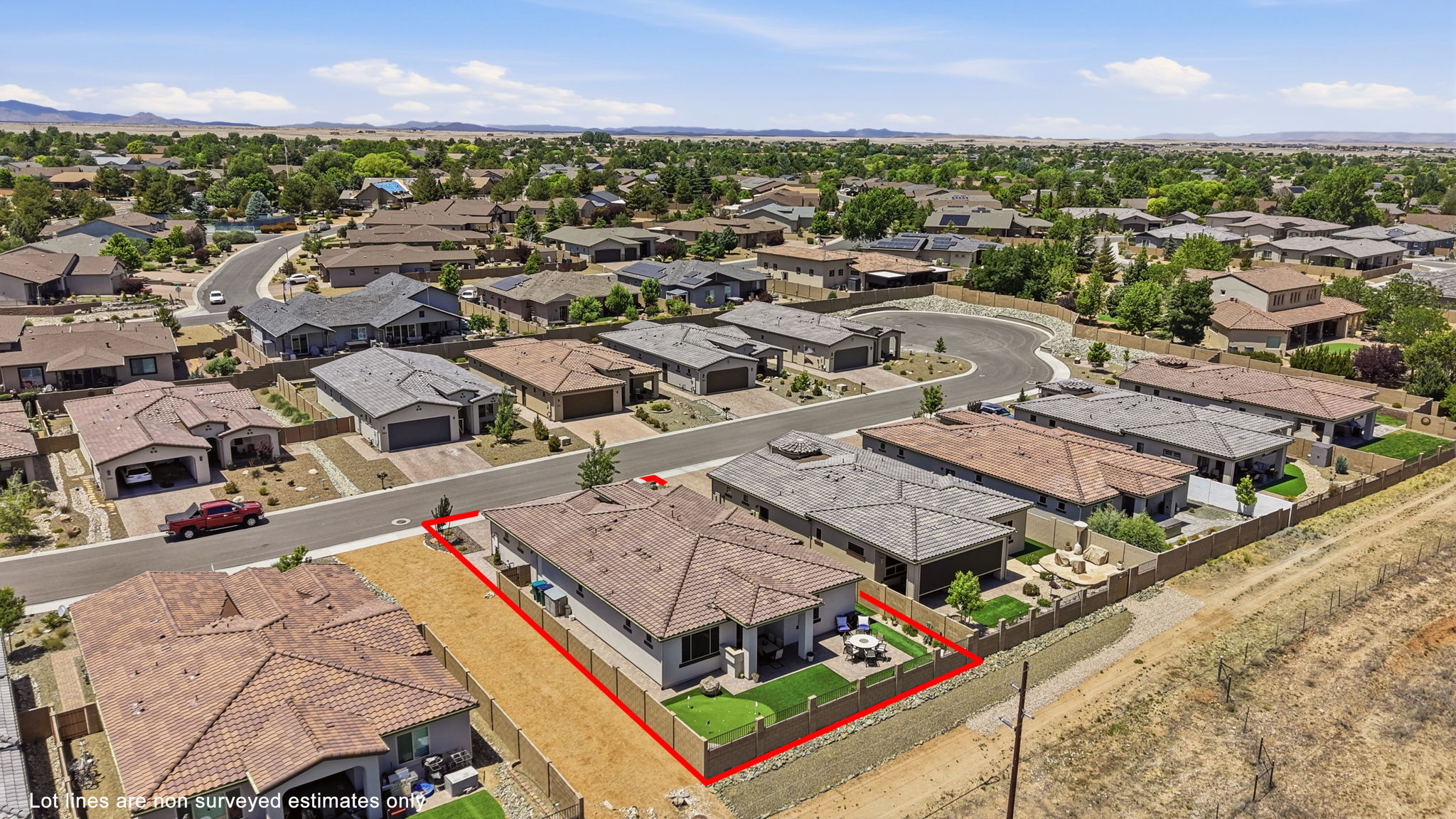 Aerial 4 Lot Lines