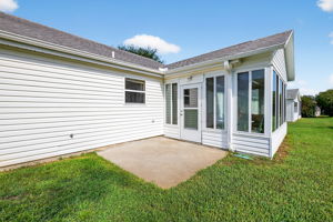 Rear Patio