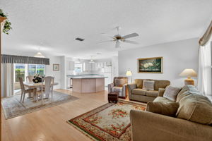 Living, Dining, and Kitchen
