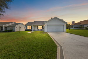 Twilight Front Elevation