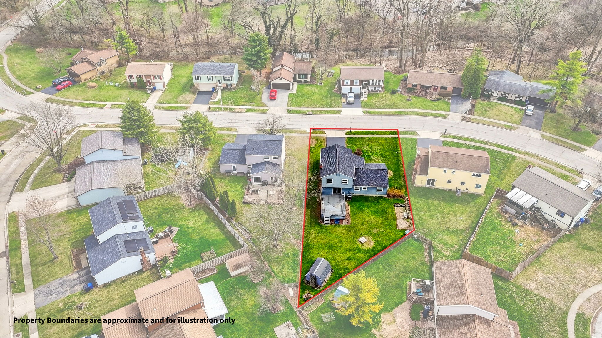 7082 Wind River Dr Property Outline