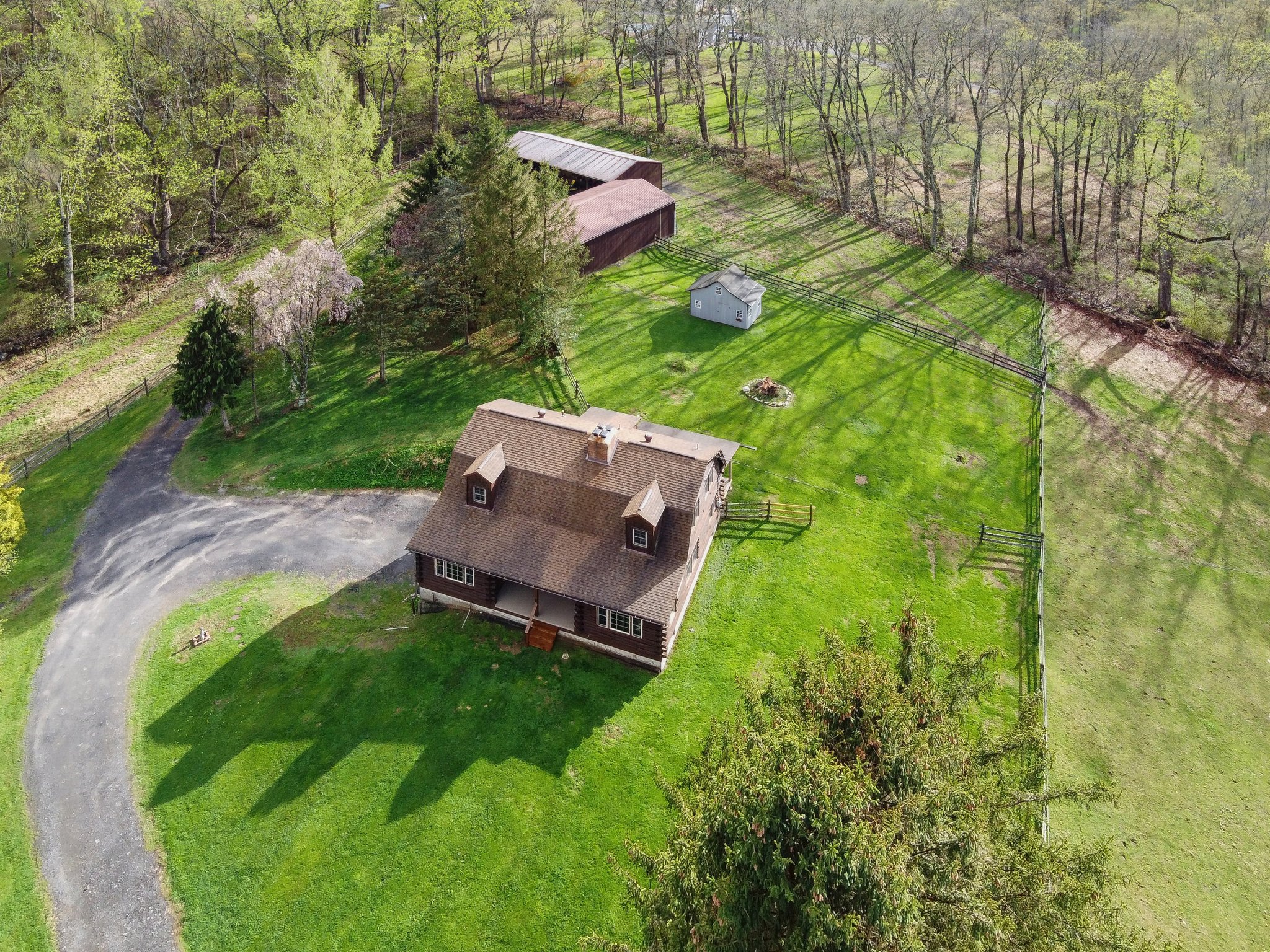 Barn is close to house