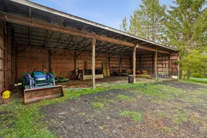 Tractor shed or storage