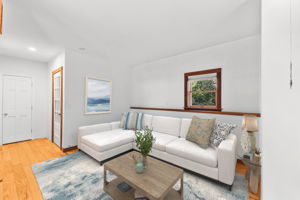 Accessory Dwelling Living Room Virtually Staged