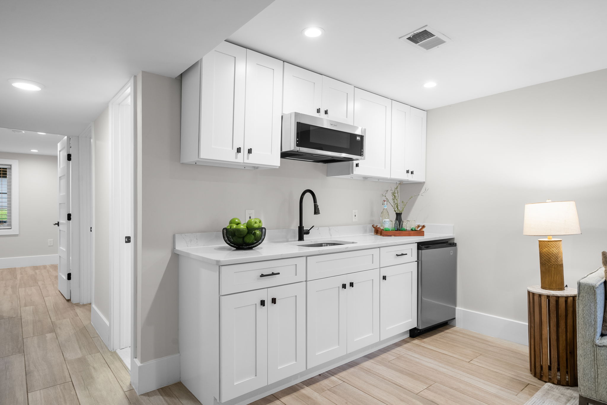 Lower-level wet bar