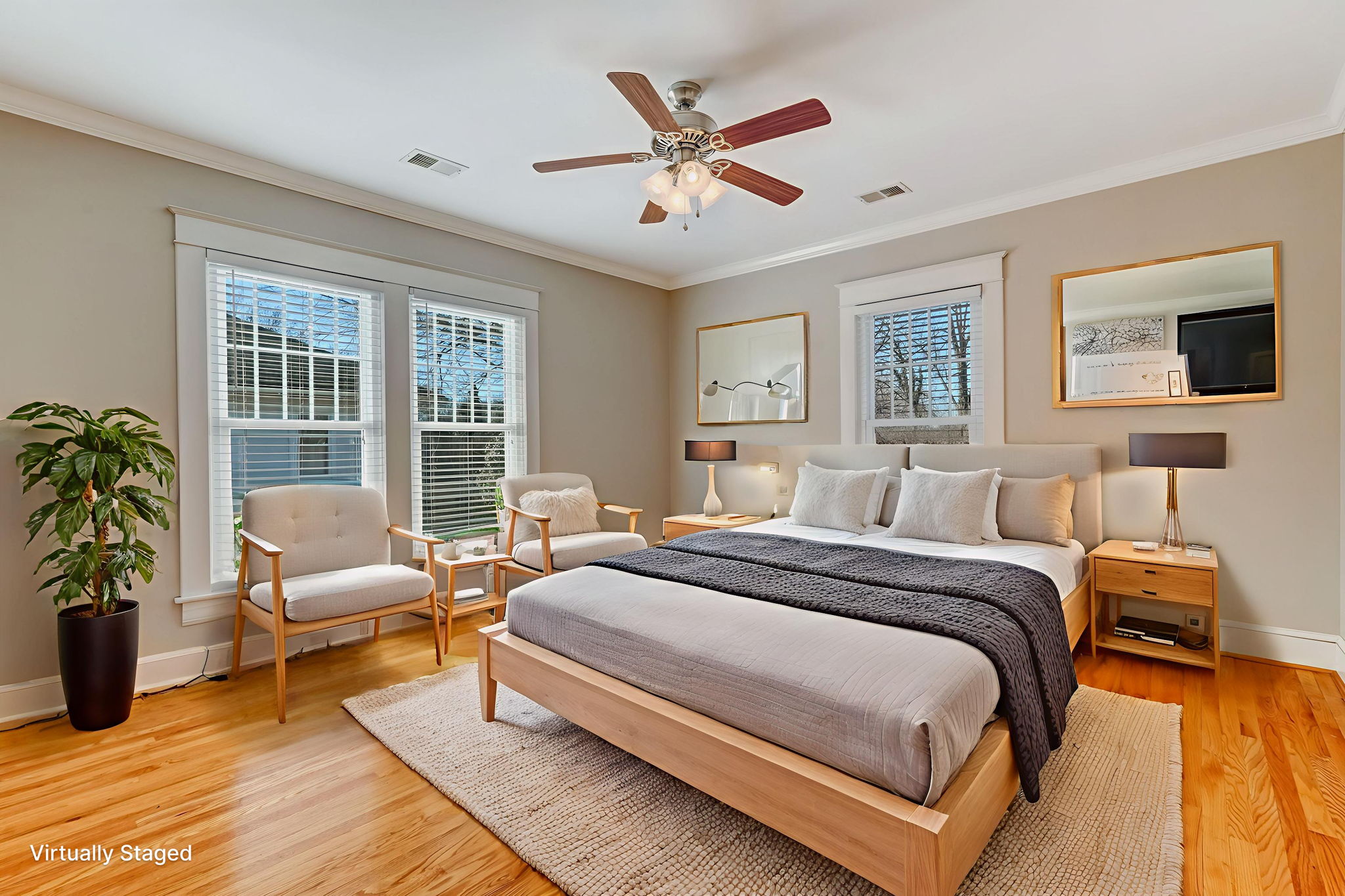 Bedroom 2 virtually staged