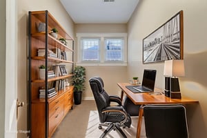 Office virtually staged