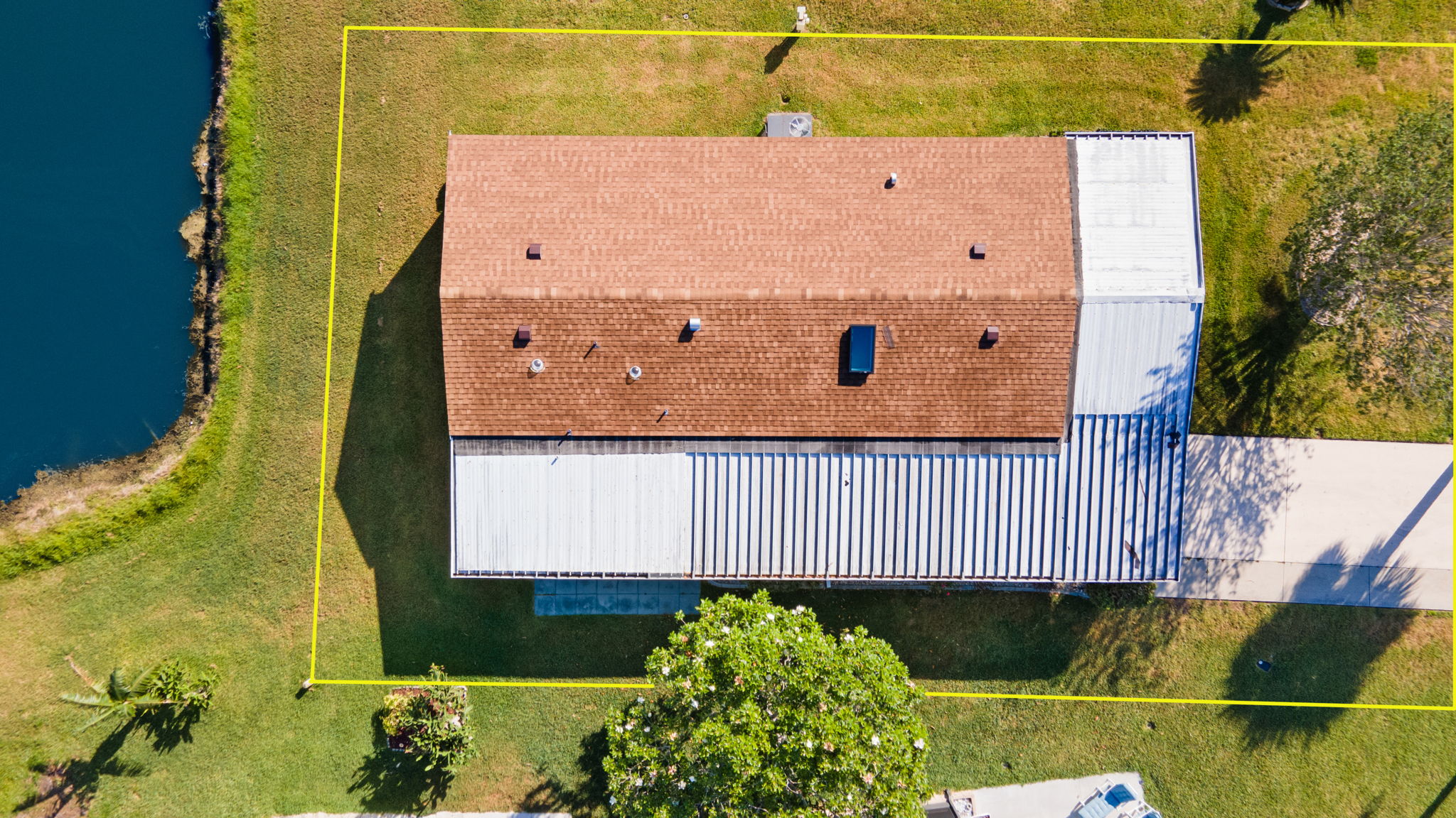 Aerial Overview - lot lines