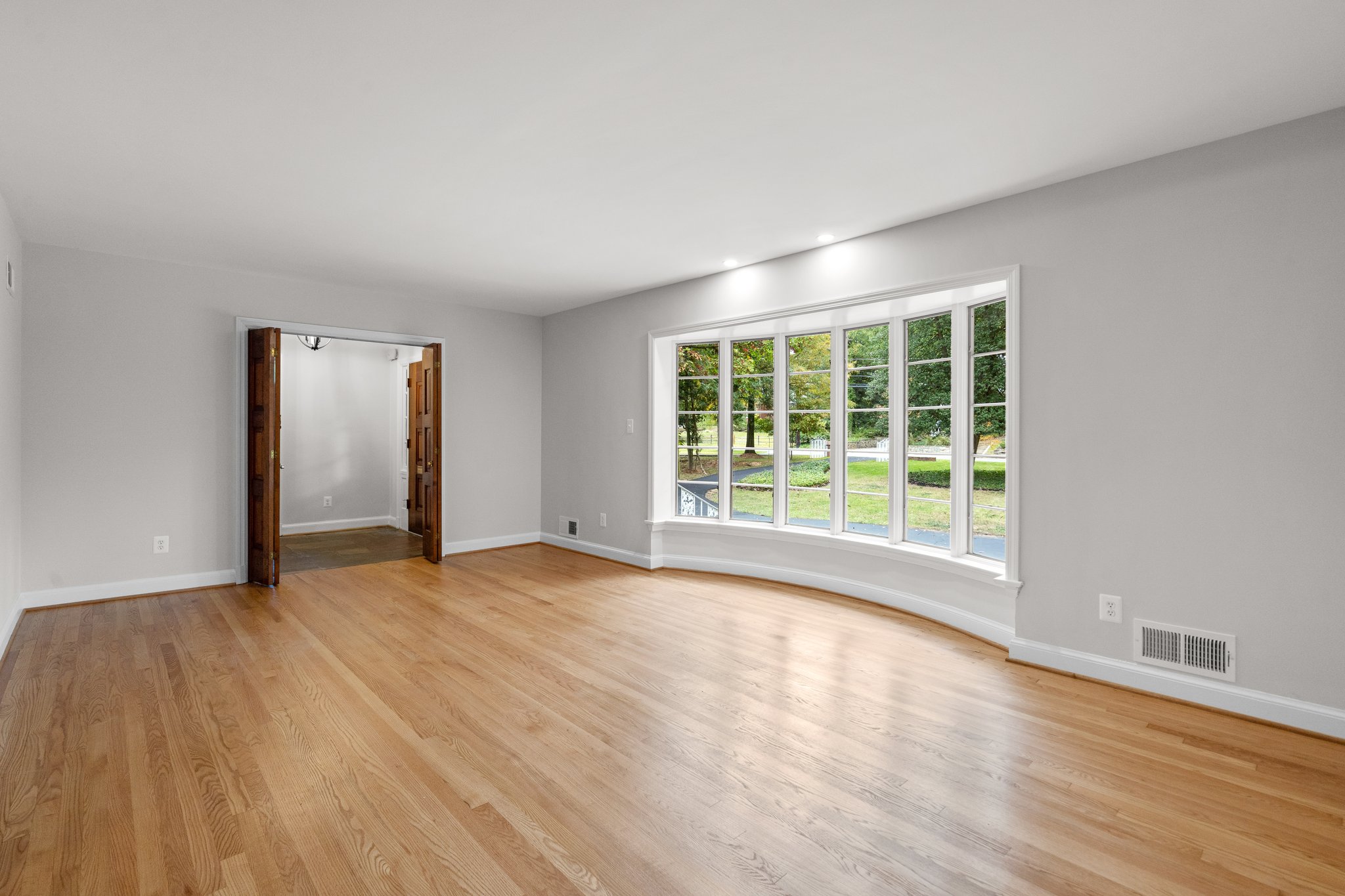 Living Room View to Foyer