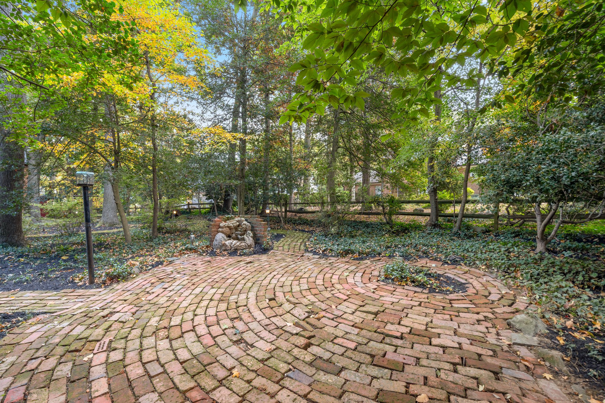 Brick Pathways-Bar-B-Q Area