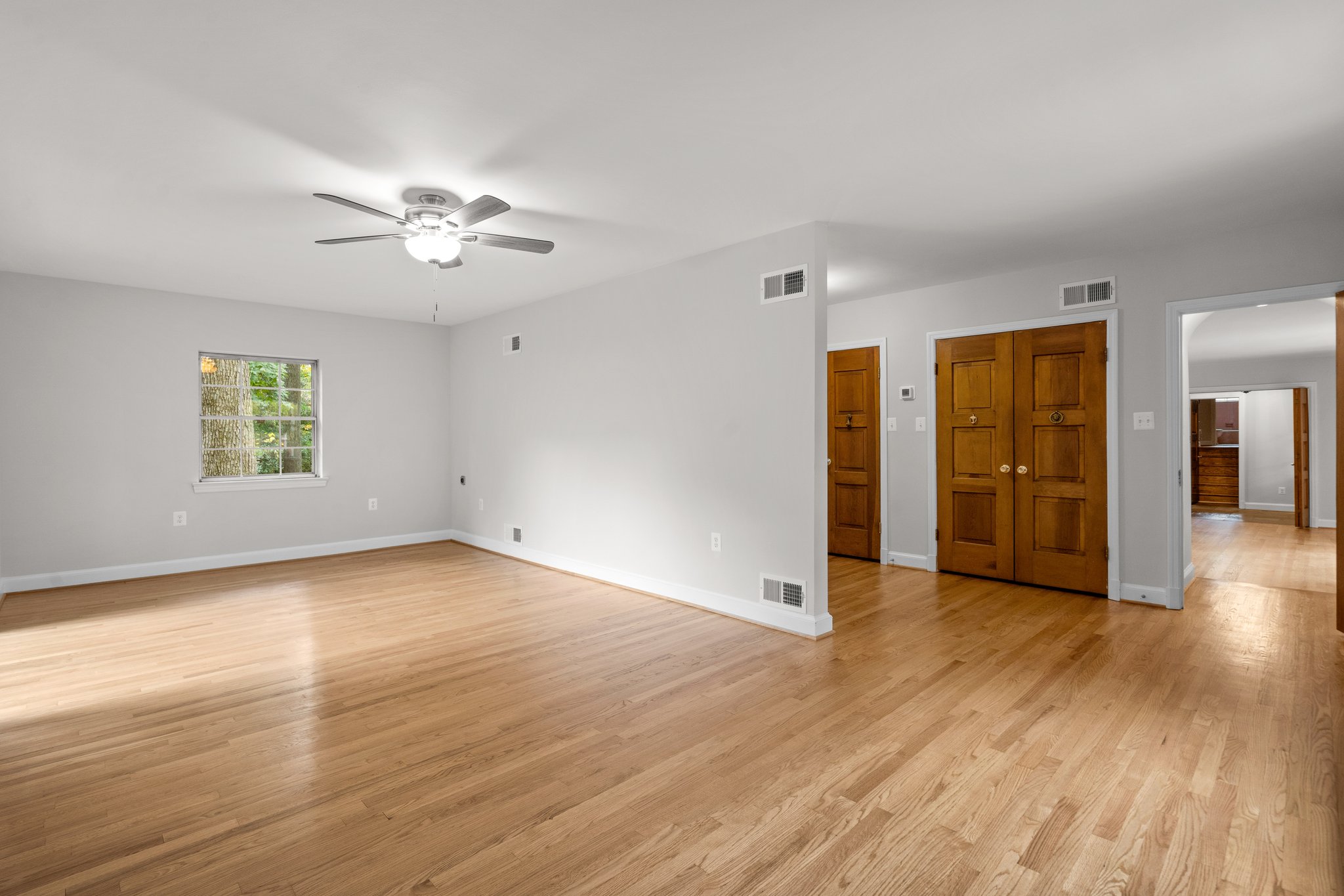 Refinished Hardwood Floors and Multiple Closets