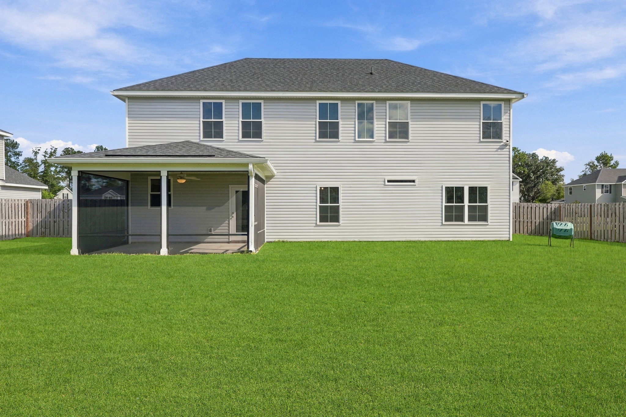 Back View of Property