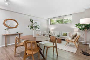 Open Concept Living & Dining Room
