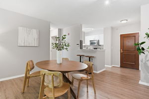 Dining Room Reverse Open to Kitchen