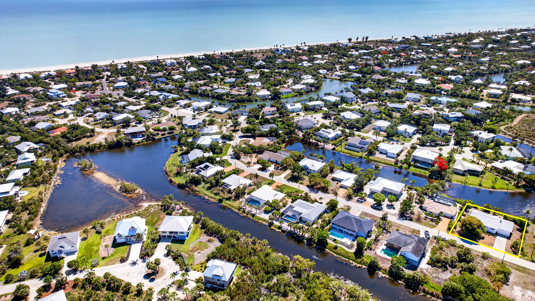Aerial 1 - lot line