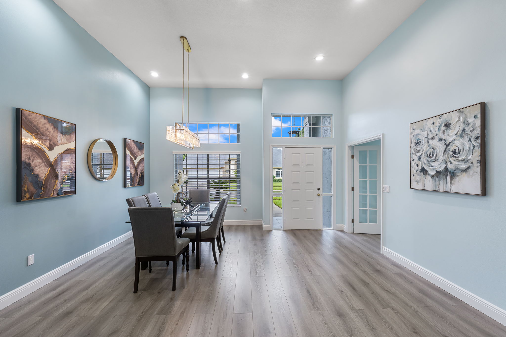 Entrance and dining area