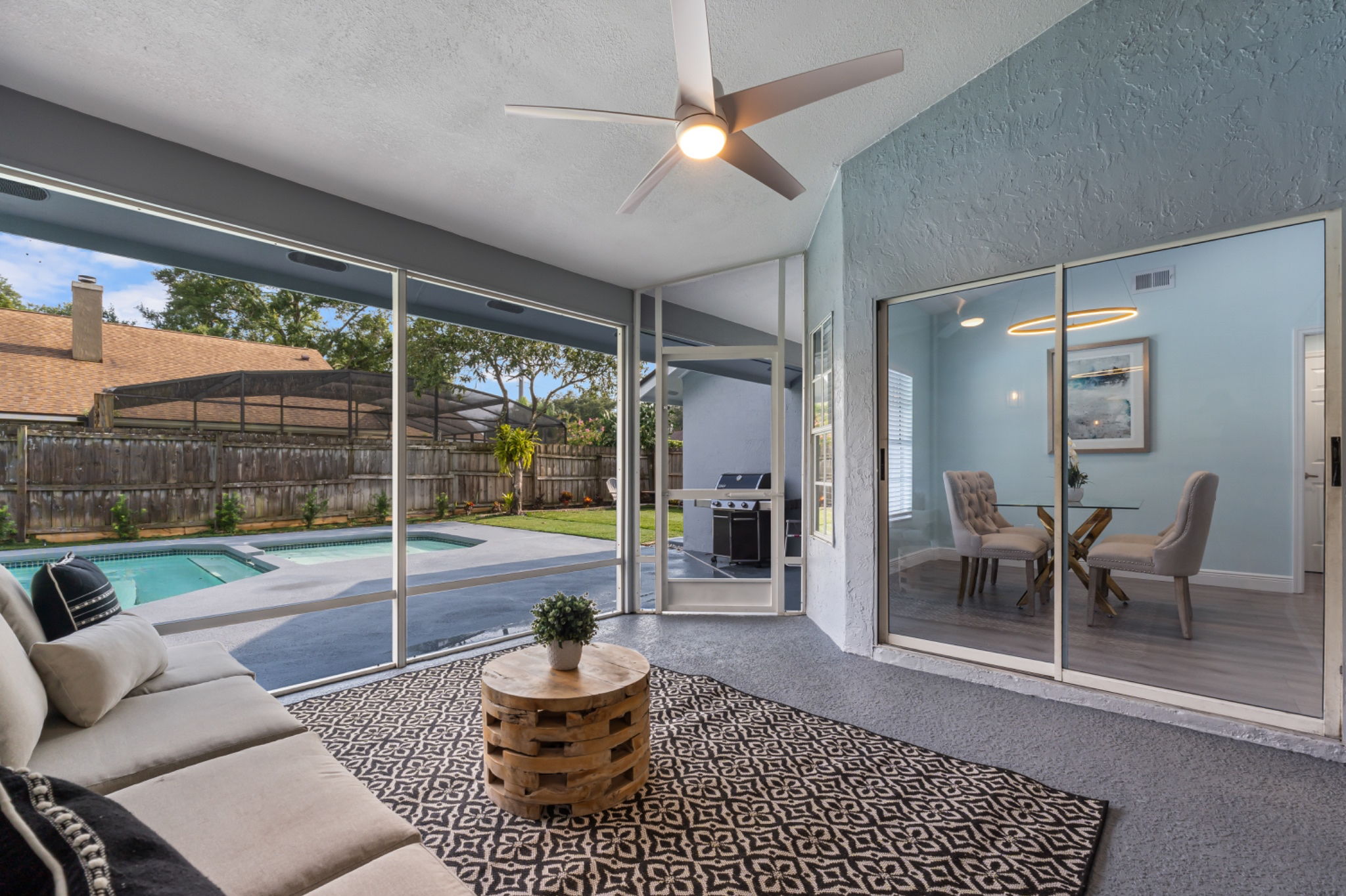 Patio to Pool:Dining Area