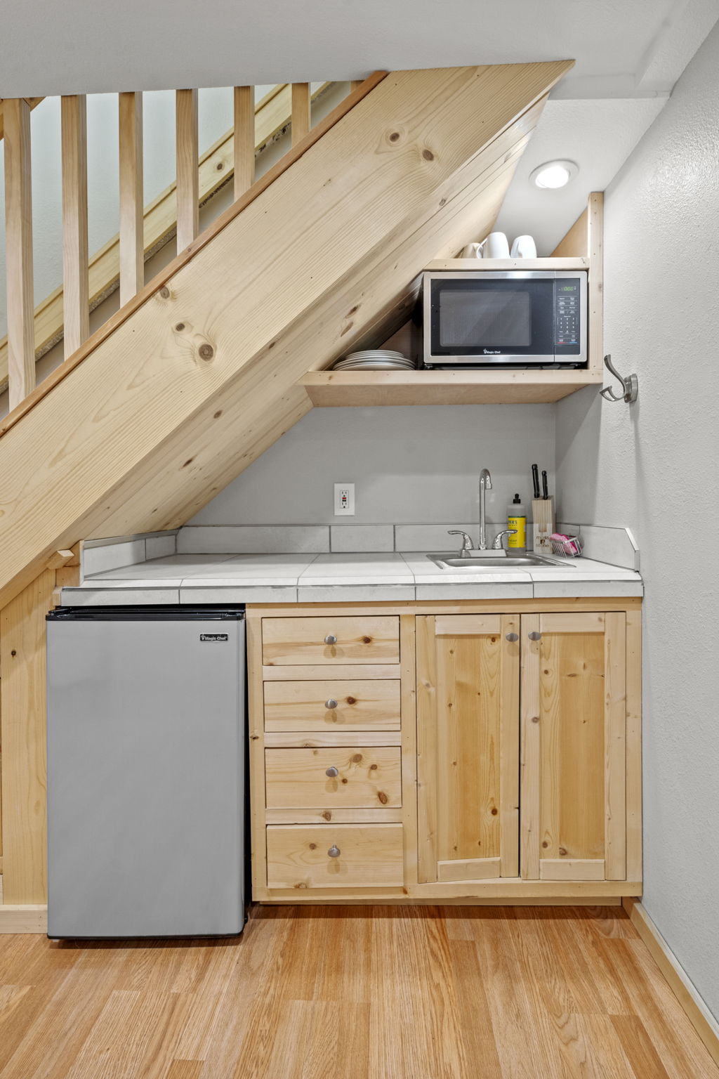 Kitchenette in suite downstairs