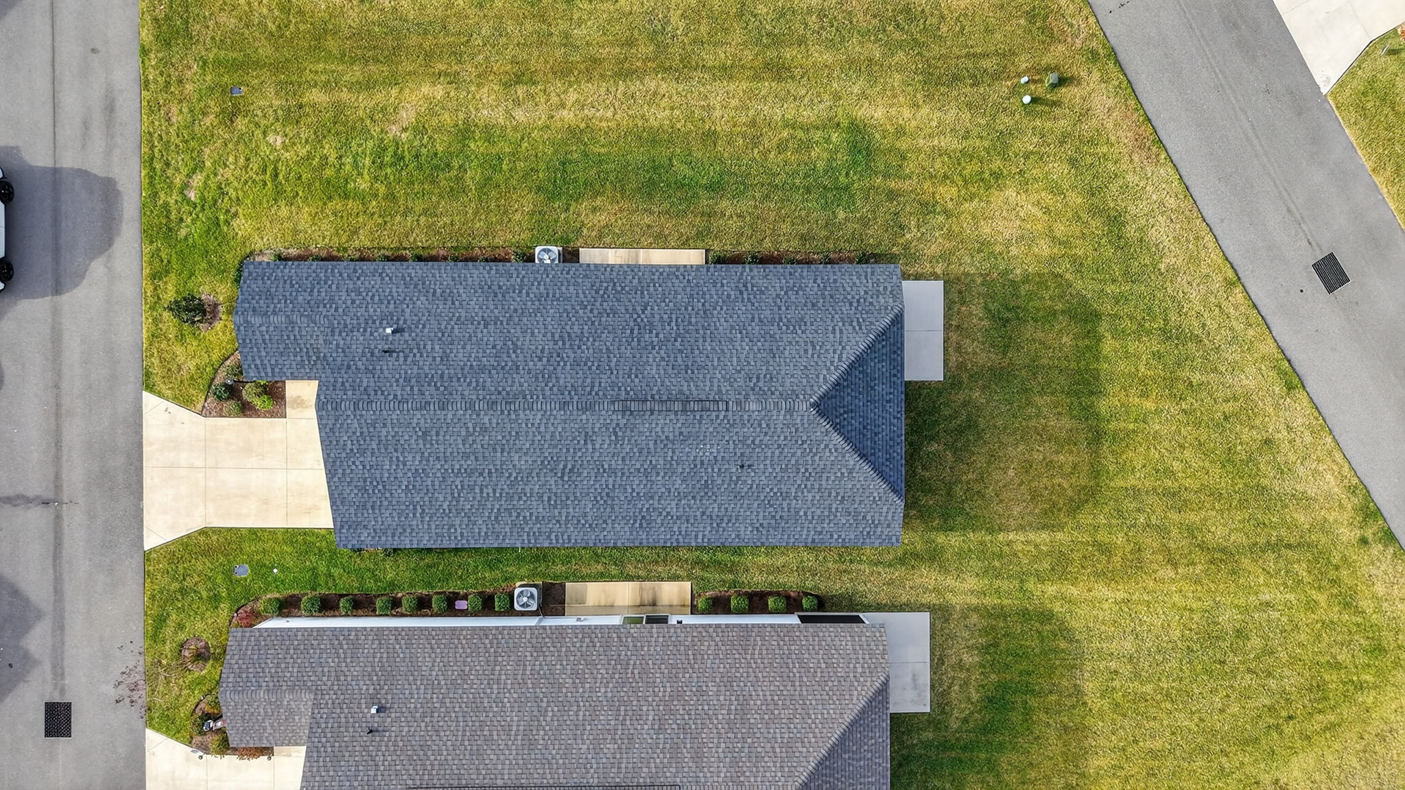 Aerial with Large Lot and Room For a Pool!