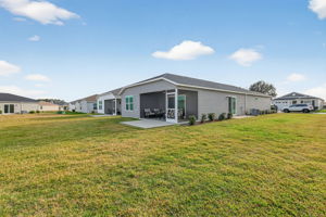 Rear and Side Elevation with Large Lot and Room For a Pool!