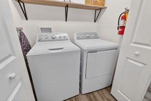 Interior Laundry Closet