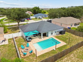 Aerial Back Yard View